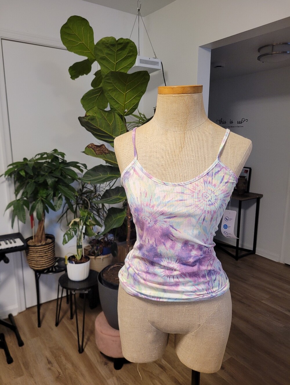 New! YummySoft Tie-Dye Ribbed Top